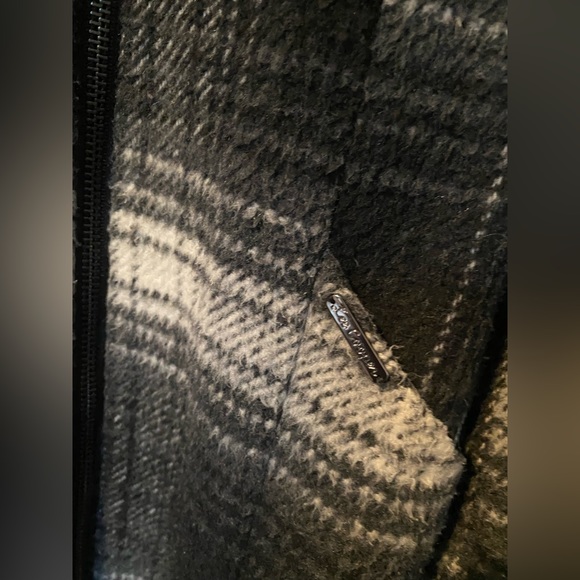 💥 SALE💥 Vintage Y2K Lee Cooper black & white coat - Picture 3 of 9